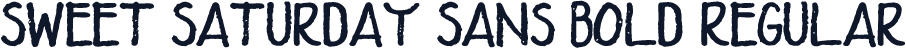 Sweet Saturday Sans Bold Regular