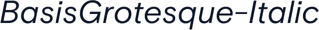 BasisGrotesque-Italic