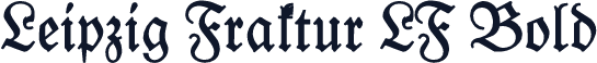 Leipzig Fraktur LF Bold