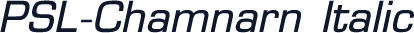 PSL-Chamnarn Italic