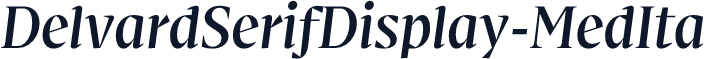 DelvardSerifDisplay-MedIta