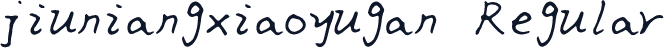 jiuniangxiaoyugan Regular