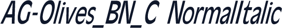 AG-Olives_BN_C NormalItalic