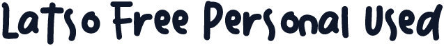 Latso Free Personal Used