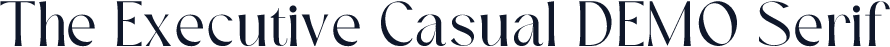 The Executive Casual DEMO Serif