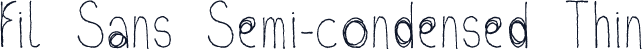Fil Sans Semi-condensed Thin