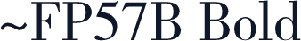~FP57B Bold