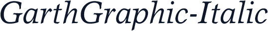 GarthGraphic-Italic