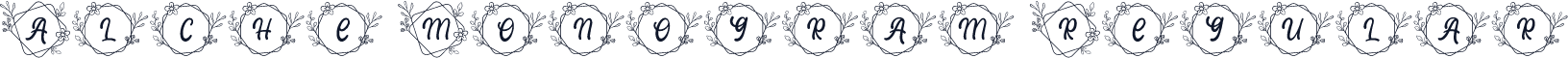 Alche Monogram Regular