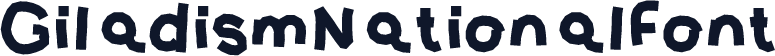 GiladismNationalFont