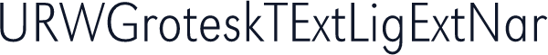 URWGroteskTExtLigExtNar