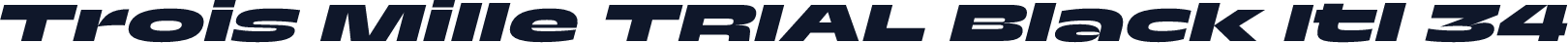 Trois Mille TRIAL Black Itl 34