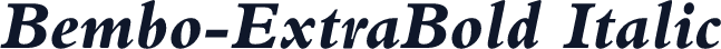 Bembo-ExtraBold Italic