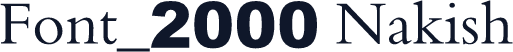 Font_2000 Nakish
