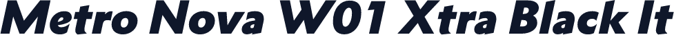 Metro Nova W01 Xtra Black It