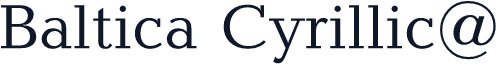 Baltica Cyrillic@