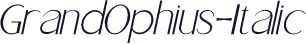 GrandOphius-Italic