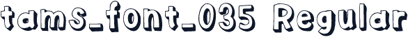 tams_font_035 Regular