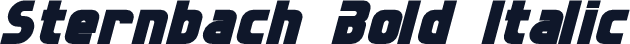 Sternbach Bold Italic