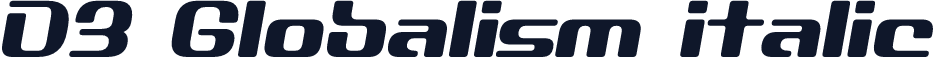 D3 Globalism italic