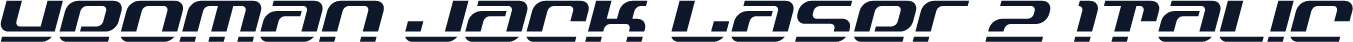 Yeoman Jack Laser 2 Italic