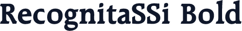 RecognitaSSi Bold