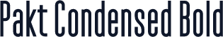 Pakt Condensed Bold