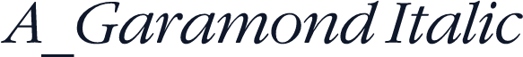 A_Garamond Italic