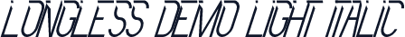 Longless Demo Light Italic