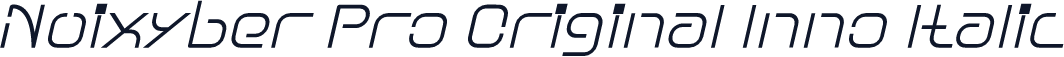 Nuixyber Pro Original Inno Italic