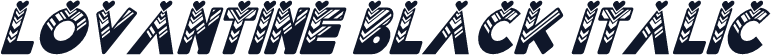 Lovantine Black italic