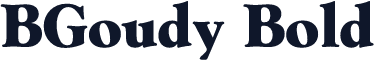 BGoudy Bold
