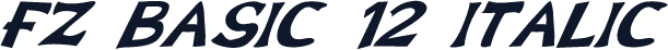 FZ BASIC 12 ITALIC