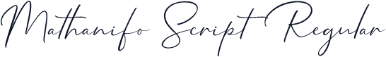 Mathanifo Script Regular