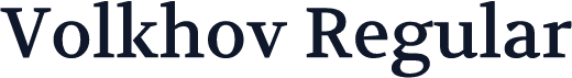 Volkhov Regular