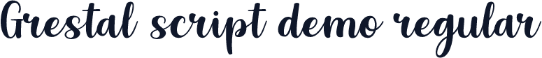 Grestal Script DEMO Regular
