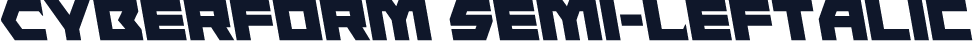 Cyberform Semi-Leftalic