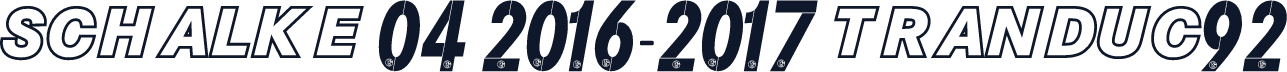 Schalke 04 2016-2017 tranduc92