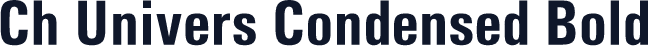 Ch Univers Condensed Bold