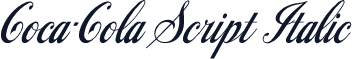 Coca-Cola Script Italic