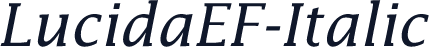 LucidaEF-Italic