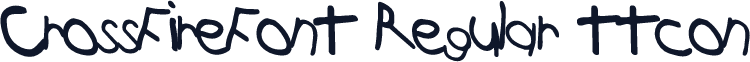 CrossFireFont Regular ttcon