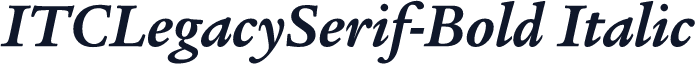 ITCLegacySerif-Bold Italic