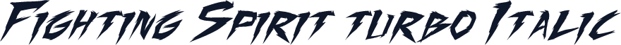 Fighting Spirit turbo Italic