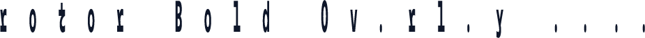 rotor Bold Overlay 67.5