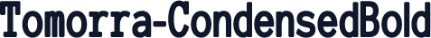 Tomorra-CondensedBold
