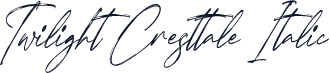 Twilight Cresttale Italic