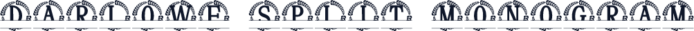 Darlowe Split Monogram