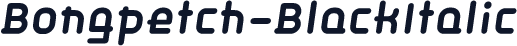 Bongpetch-BlackItalic