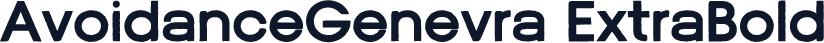 AvoidanceGenevra ExtraBold